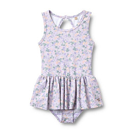 Купальник с оборками Wheat "Erna Purple Light Petunias", королевские петунии